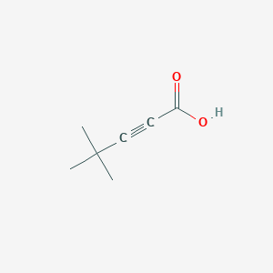 molecular formula C7H10O2 B1367264 4,4-Dimethylpent-2-ynoic acid CAS No. 52418-50-5