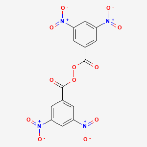 molecular formula C14H6N4O12 B13672651 Bis(3,5-dinitrobenzoyl) Peroxide 