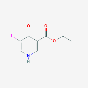 molecular formula C8H8INO3 B13672691 Ethyl 4-hydroxy-5-iodonicotinate 