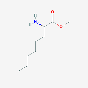 molecular formula C9H19NO2 B13672727 (S)-Methyl 2-aminooctanoate 
