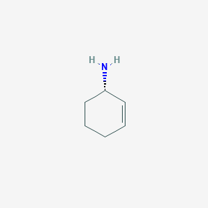 molecular formula C6H11N B136728 (1S)-cyclohex-2-en-1-amine CAS No. 153922-89-5