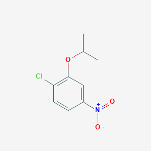 molecular formula C9H10ClNO3 B1367284 1-Chloro-2-isopropoxy-4-nitrobenzene CAS No. 76464-51-2