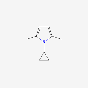 molecular formula C9H13N B1367290 1-Cyclopropyl-2,5-dimethylpyrrole CAS No. 54609-12-0