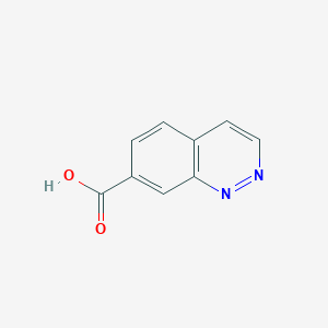 molecular formula C9H6N2O2 B13672902 Cinnoline-7-carboxylic acid 