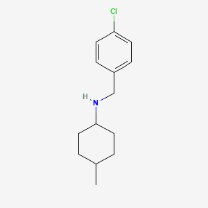 N-[(4-chlorophenyl)methyl]-4-methylcyclohexan-1-amine
