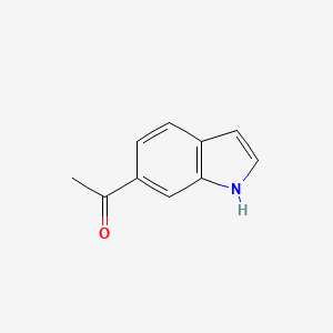 molecular formula C10H9NO B1367307 1-(1H-indol-6-yl)ethanone CAS No. 81223-73-6