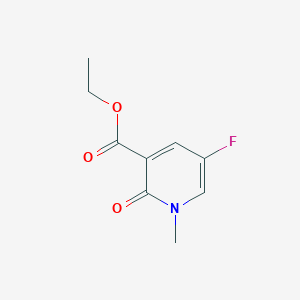 molecular formula C9H10FNO3 B13673231 Ethyl 5-fluoro-1-methyl-2-oxo-1,2-dihydropyridine-3-carboxylate 