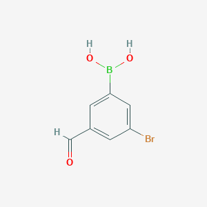 (3-Bromo-5-formylphenyl)boronic acid