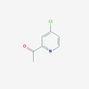 molecular formula C7H6ClNO B1367330 1-(4-Chloropyridin-2-yl)ethanone CAS No. 60159-37-7