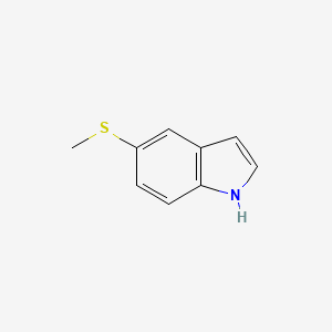 molecular formula C9H9NS B1367333 5-(methylthio)-1H-indole CAS No. 77248-65-8