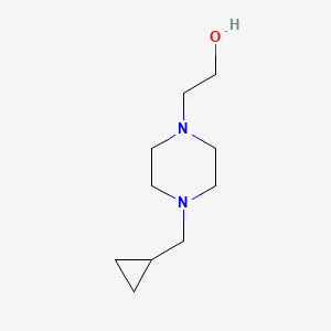 molecular formula C10H20N2O B1367336 2-(4-(Cyclopropylmethyl)piperazin-1-yl)ethan-1-ol 