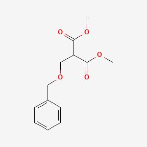 molecular formula C13H16O5 B13673386 Dimethyl 2-((benzyloxy)methyl)malonate 