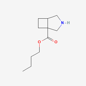 molecular formula C11H19NO2 B13673416 Butyl 3-Azabicyclo[3.2.0]heptane-1-carboxylate 