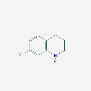 molecular formula C9H10ClN B1367343 7-Chloro-1,2,3,4-tetrahydroquinoline CAS No. 90562-35-9