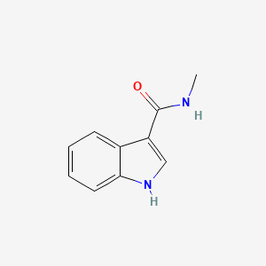 molecular formula C10H10N2O B1367355 N-methyl-1H-indole-3-carboxamide CAS No. 85729-23-3