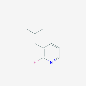 molecular formula C9H12FN B13673571 2-Fluoro-3-isobutylpyridine 