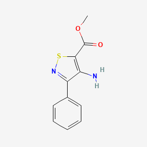 Methyl 4-amino-3-phenylisothiazole-5-carboxylate