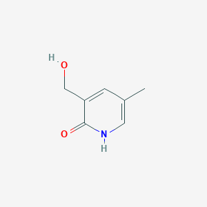 molecular formula C7H9NO2 B13673654 3-(Hydroxymethyl)-5-methylpyridin-2-ol 