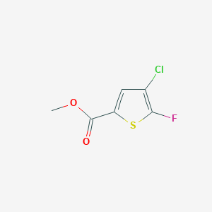 molecular formula C6H4ClFO2S B13673699 Methyl 4-chloro-5-fluorothiophene-2-carboxylate 