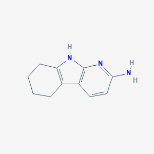 molecular formula C11H13N3 B13673736 6,7,8,9-tetrahydro-5H-pyrido[2,3-b]indol-2-amine CAS No. 55463-68-8
