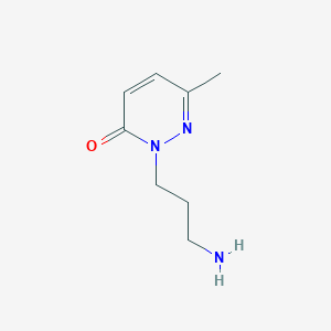 2-(3-Aminopropyl)-6-methyl-2,3-dihydropyridazin-3-one