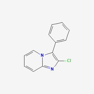 molecular formula C13H9ClN2 B13673762 2-Chloro-3-phenylimidazo[1,2-a]pyridine 