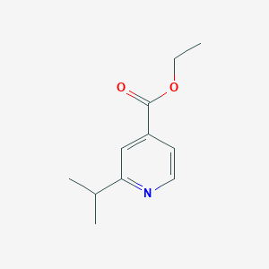 molecular formula C11H15NO2 B13673781 Ethyl 2-isopropylisonicotinate 