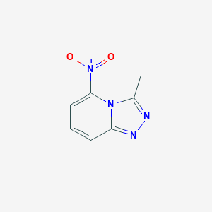 molecular formula C7H6N4O2 B13673832 3-Methyl-5-nitro-[1,2,4]triazolo[4,3-a]pyridine 