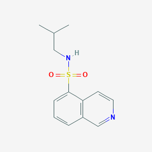 molecular formula C13H16N2O2S B1367388 N-(2-methylpropyl)isoquinoline-5-sulfonamide 