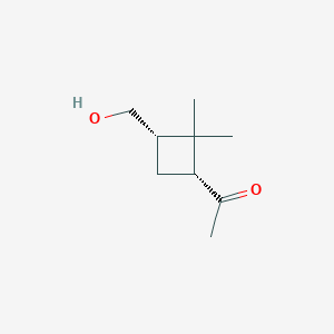 1-[(1R,3S)-3-(Hydroxymethyl)-2,2-dimethylcyclobutyl]ethanone