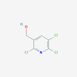 molecular formula C6H4Cl3NO B13673937 (2,5,6-Trichloropyridin-3-yl)methanol CAS No. 55483-86-8