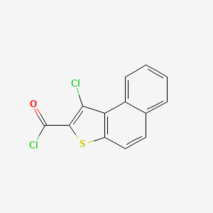 molecular formula C13H6Cl2OS B1367395 1-Chloronaphtho[2,1-b]thiophene-2-carbonyl chloride CAS No. 85992-25-2