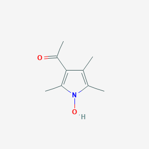 1-(1-Hydroxy-2,4,5-trimethylpyrrol-3-yl)ethanone
