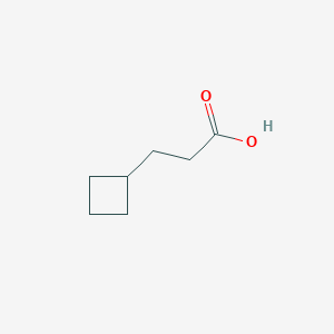 molecular formula C7H12O2 B1367402 3-环丁基丙酸 CAS No. 4415-84-3