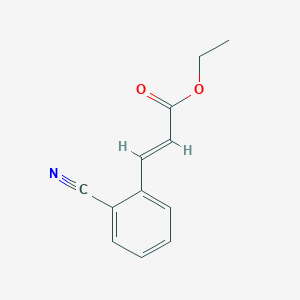 molecular formula C12H11NO2 B1367407 (E)-Ethyl 3-(2-cyanophenyl)acrylate CAS No. 223567-59-7