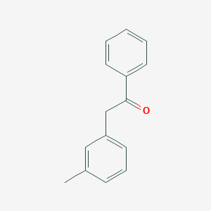 molecular formula C15H14O B1367408 2-(3-Methylphenyl)acetophenone CAS No. 34403-03-7