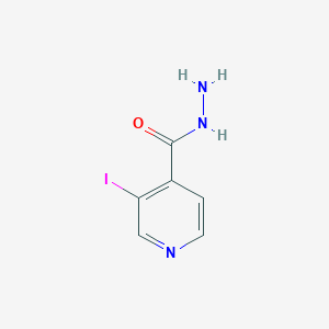 molecular formula C6H6IN3O B13674099 3-Iodoisonicotinohydrazide 