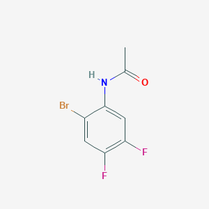 molecular formula C8H6BrF2NO B1367411 N-(2-Bromo-4,5-difluorophenyl)acetamide CAS No. 64695-81-4
