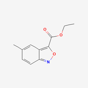 molecular formula C11H11NO3 B13674173 Ethyl 5-Methylbenzo[c]isoxazole-3-carboxylate CAS No. 1623005-37-7