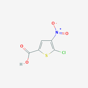 molecular formula C5H2ClNO4S B1367418 5-Chloro-4-nitrothiophene-2-carboxylic acid CAS No. 89166-85-8