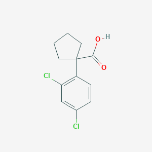 molecular formula C12H12Cl2O2 B1367438 1-(2,4-dichlorophenyl)Cyclopentanecarboxylic acid CAS No. 61023-76-5