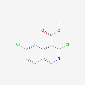 molecular formula C11H7Cl2NO2 B13674406 Methyl 3,6-dichloroisoquinoline-4-carboxylate 