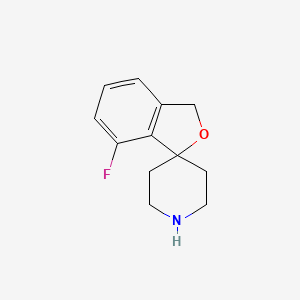 molecular formula C12H14FNO B13674466 7-Fluoro-3H-spiro[isobenzofuran-1,4'-piperidine] 
