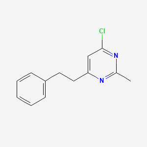 4-Chloro-2-methyl-6-phenethylpyrimidine