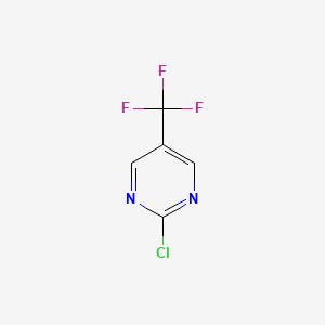 molecular formula C5H2ClF3N2 B1367454 2-Chloro-5-(trifluoromethyl)pyrimidine CAS No. 69034-12-4
