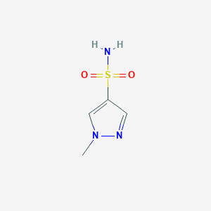 molecular formula C4H7N3O2S B1367463 1-甲基-1H-吡唑-4-磺酰胺 CAS No. 88398-68-9