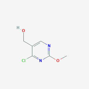 molecular formula C6H7ClN2O2 B13674645 (4-Chloro-2-methoxypyrimidin-5-yl)methanol 