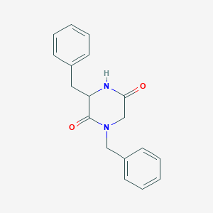 molecular formula C18H18N2O2 B1367467 1,3-Dibenzylpiperazine-2,5-dione 