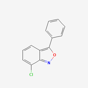 molecular formula C13H8ClNO B13674676 7-Chloro-3-phenylbenzo[c]isoxazole 