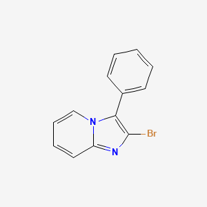 molecular formula C13H9BrN2 B13674730 2-Bromo-3-phenylimidazo[1,2-a]pyridine 